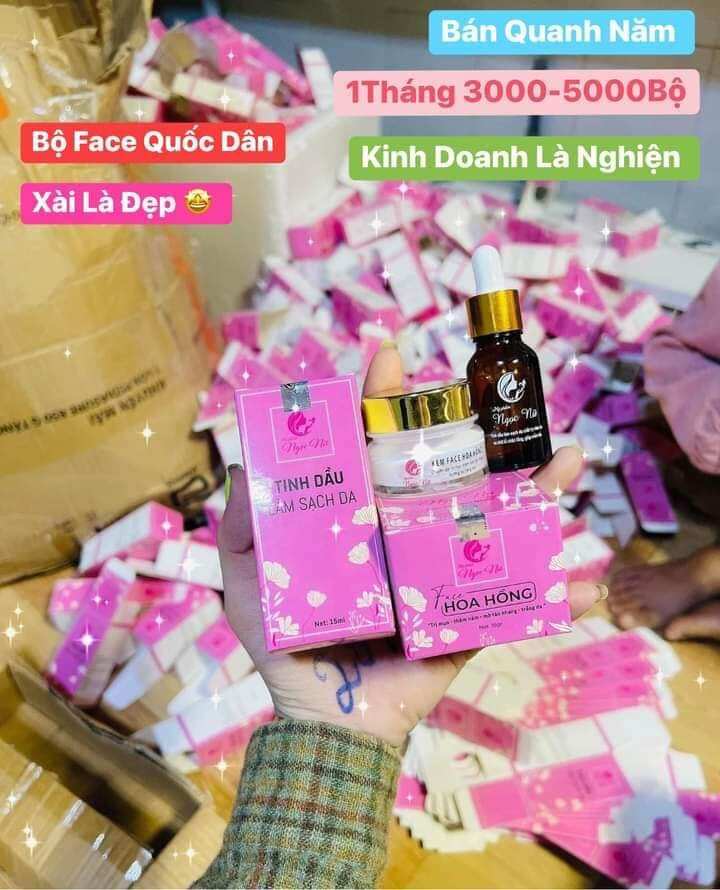 combo face hoa hồng ngọc nữ