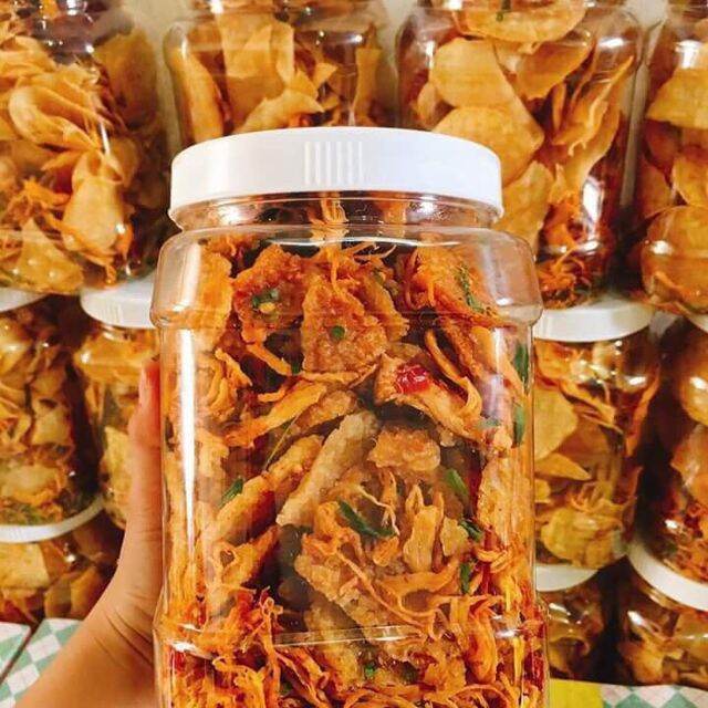 1KG CƠM CHÁY LẮC KHÔ GÀ-BAO NGON