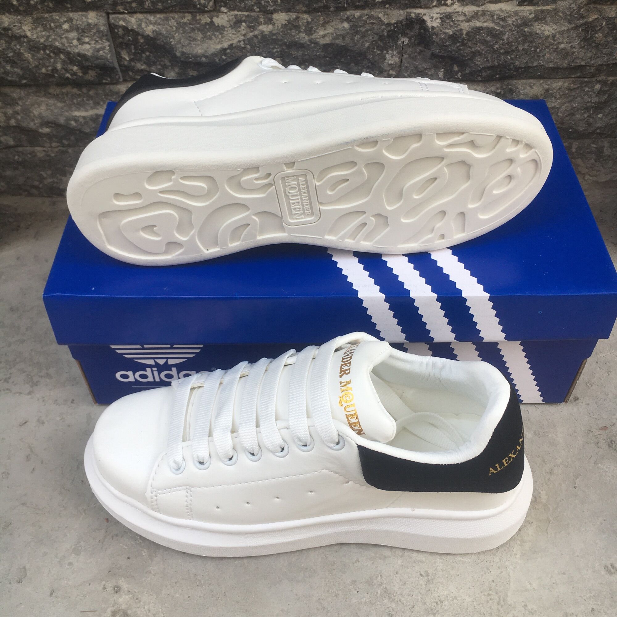 [HCM]Giày Queen gót nhung dây lụa nam nữ Fullbox - Ann Shoes