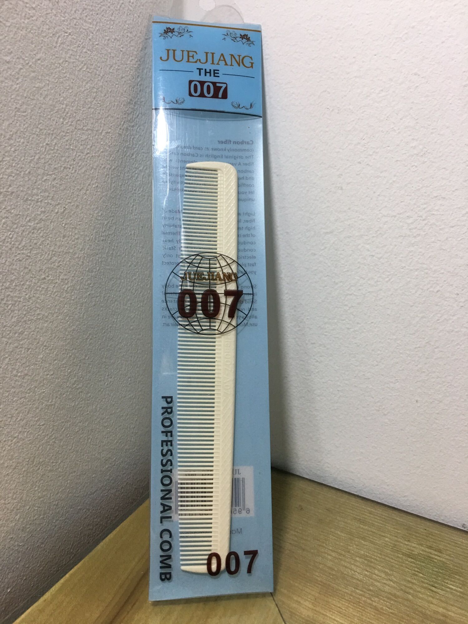 Lược hớt tóc Pro 007 (dài 17cm x ngang 2.5cm) mỏng, chắc - Dễ dàng lấy tóc chính xác -A07 chịu nhiệt tốt