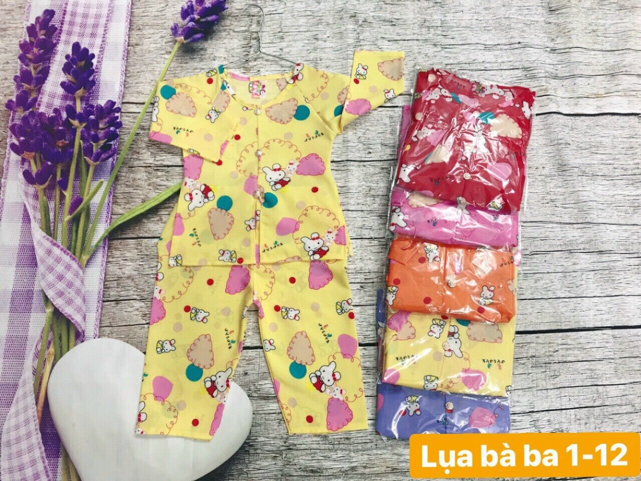 Đồ bộ bà ba lụa bé gái