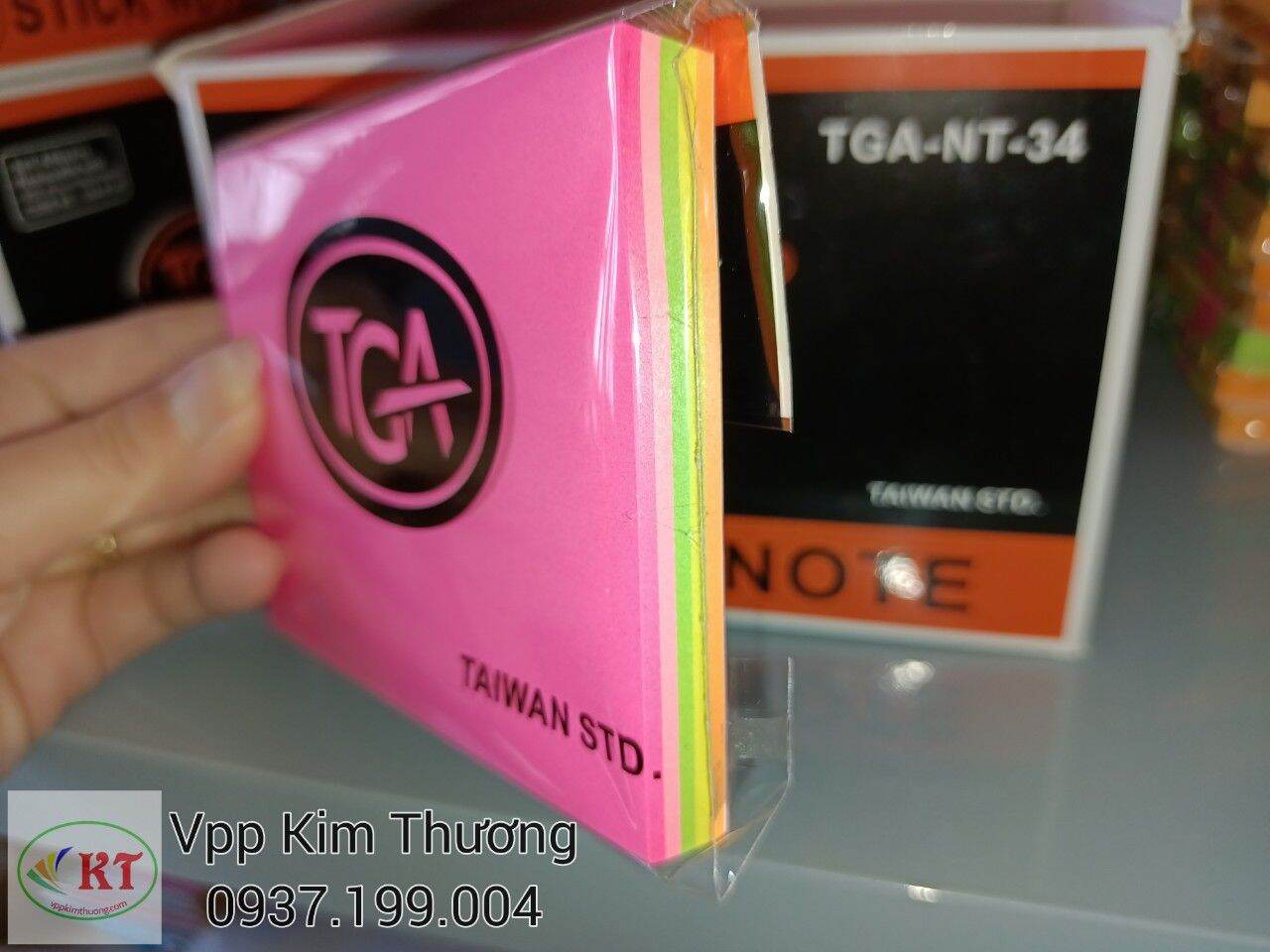 Note ghi chú dạ quang 4 lớp (3 × 4) inch