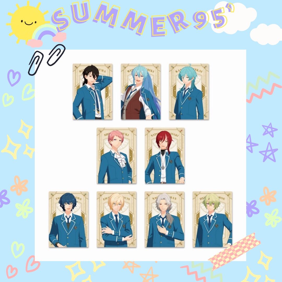 [SẴN-SUMMER 95’] Pack clear trading card random thẻ nhân phẩm Ensemble Stars Đào Tạo Thần Tượng