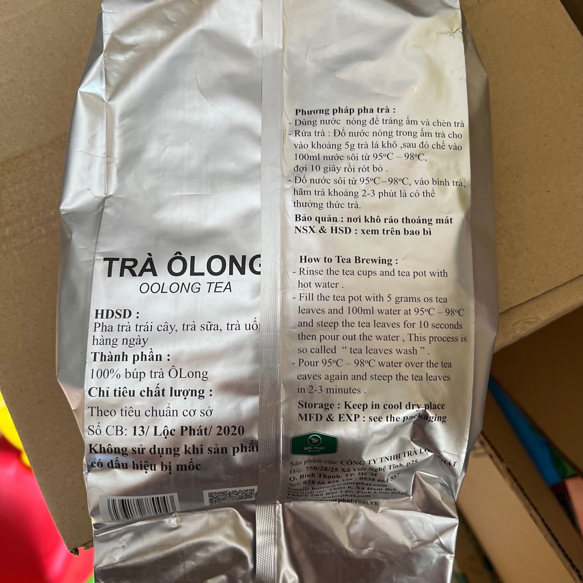 Trà Ôlong Lộc phát chiết lẻ 500gr