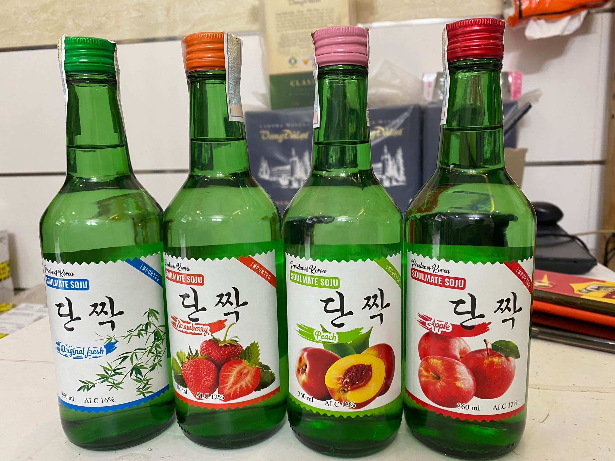Sô chu SOULMATE Soju Hàn Quốc 360ml