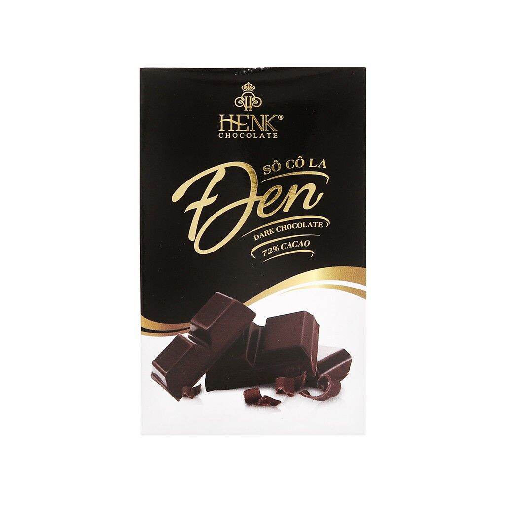 Socola Henk 72% cacao || Thanh 100gr || Henk dark chocolate 72% cacao bar 100gr