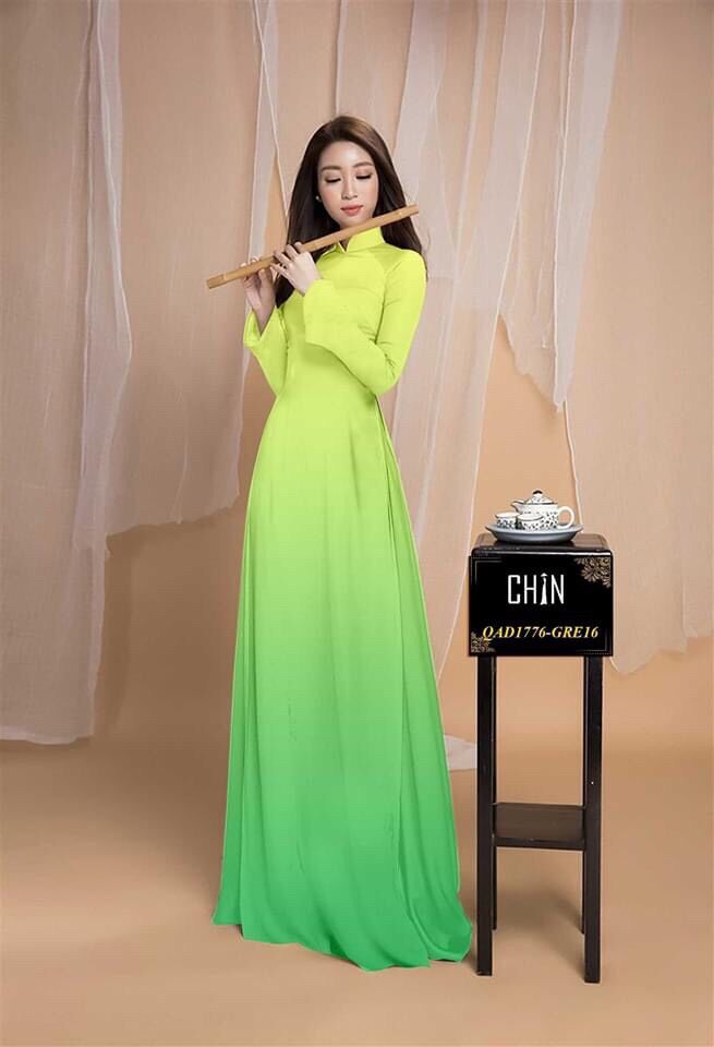 [HCM]Vải áo dài màu chuyển sắc