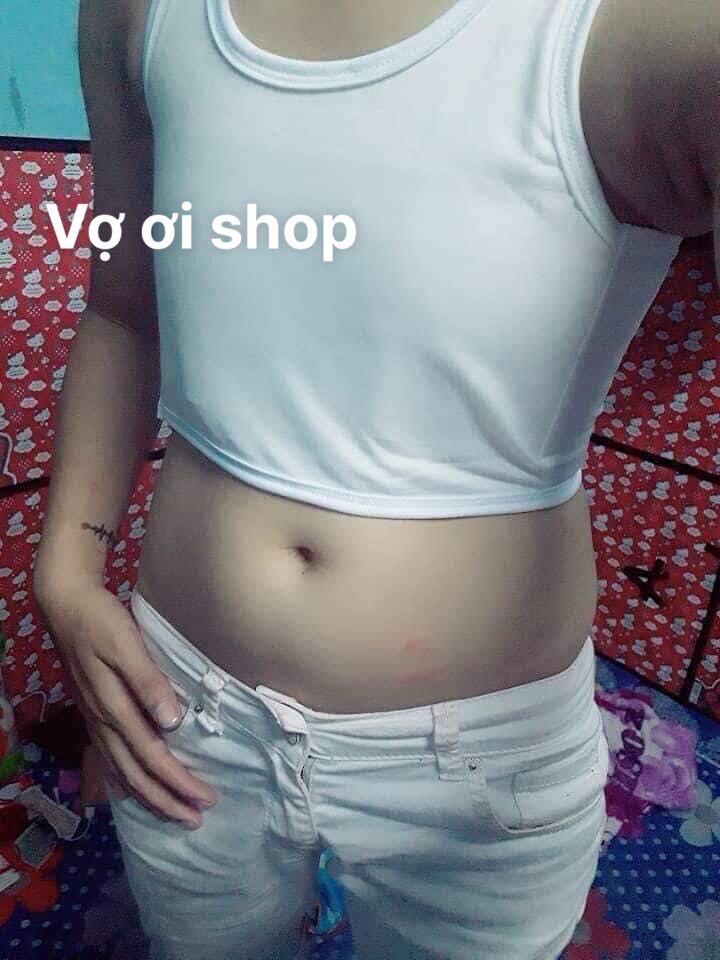 [ Hỏa Tốc ]Áo nịt tomboy - Balỗ Ngắn Có Viền [ Bản Nịt Bó Trước Ngực ]