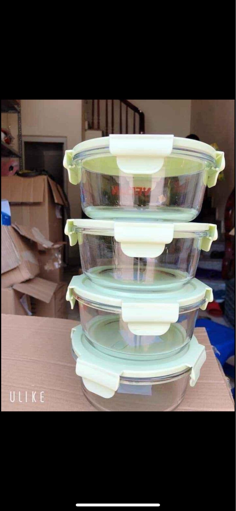 Bộ 3 thố thủy tinh đựng thức ăn 650ml