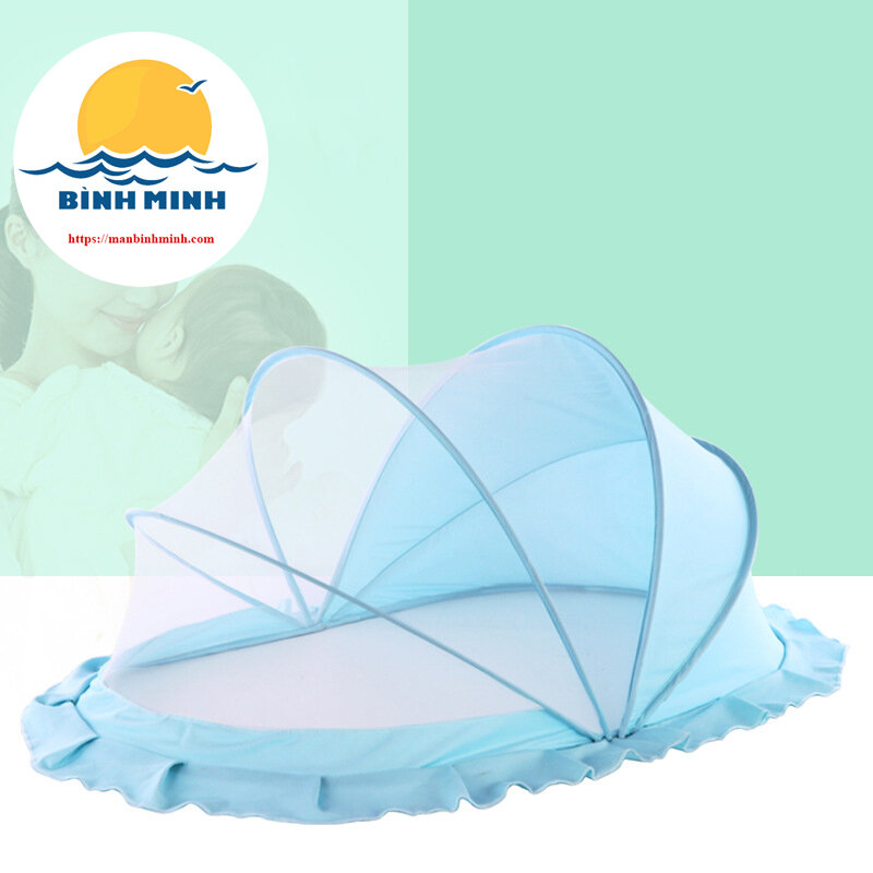 Màn chụp gấp gọn thông minh cho trẻ sơ sinh 0-4 tuổi - Bình Minh [màn chụp gấp gọn thông minh, mùng chụp gấp gọn thông minh, màn chụp thông minh cho trẻ, mùng chụp cho trẻ, màn mùng trẻ em]