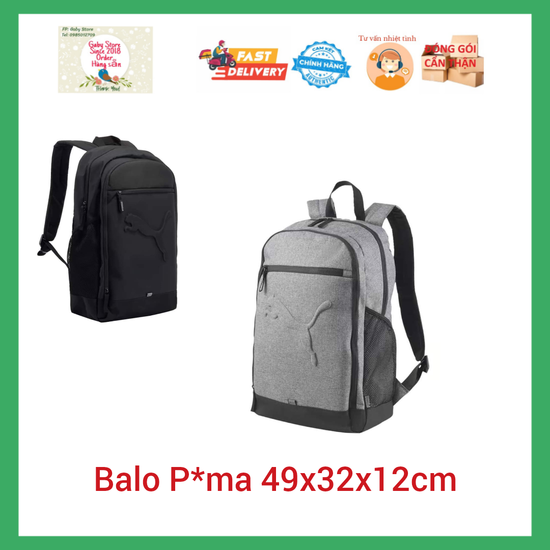 Balo Puma logo nổi size to