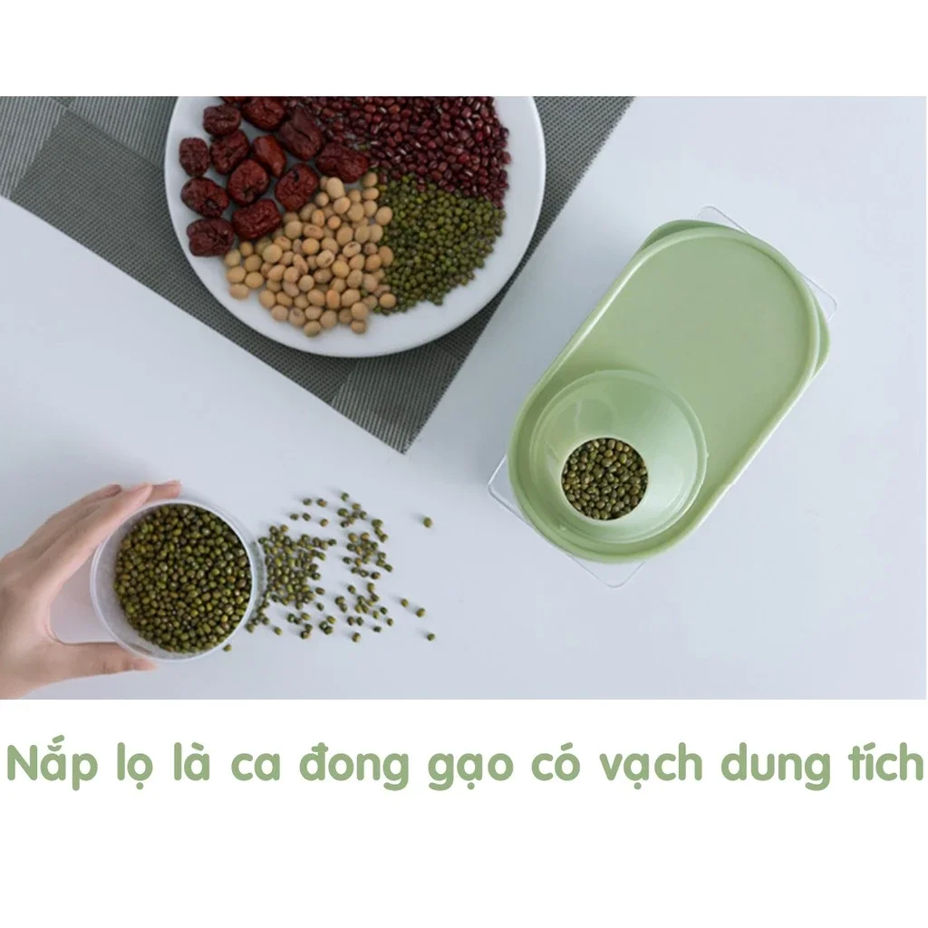 Thùng đựng gạo, thùng đựng ngũ cốc 1.8L