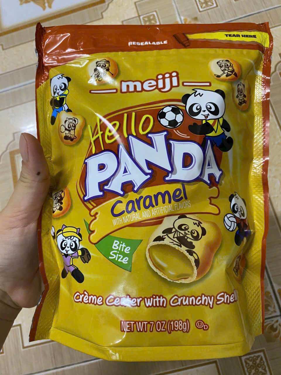 Banha gấu panda caramel 198g Mỹ