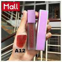 Son black rouge A12 đỏ nâu siêu lì son kem black rouge nâng tone