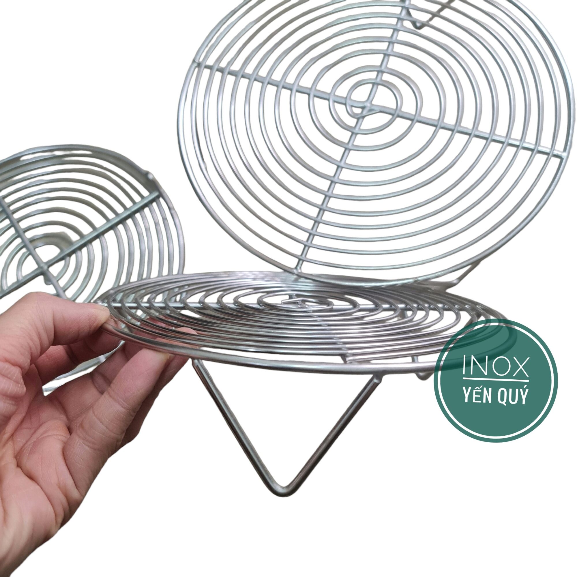 Rế nồi, đế lót nồi cách đất , vỉ hấp cách thủy , vỉ nướng , vỉ hong bánh bằng inox cao cấp dầy dặn