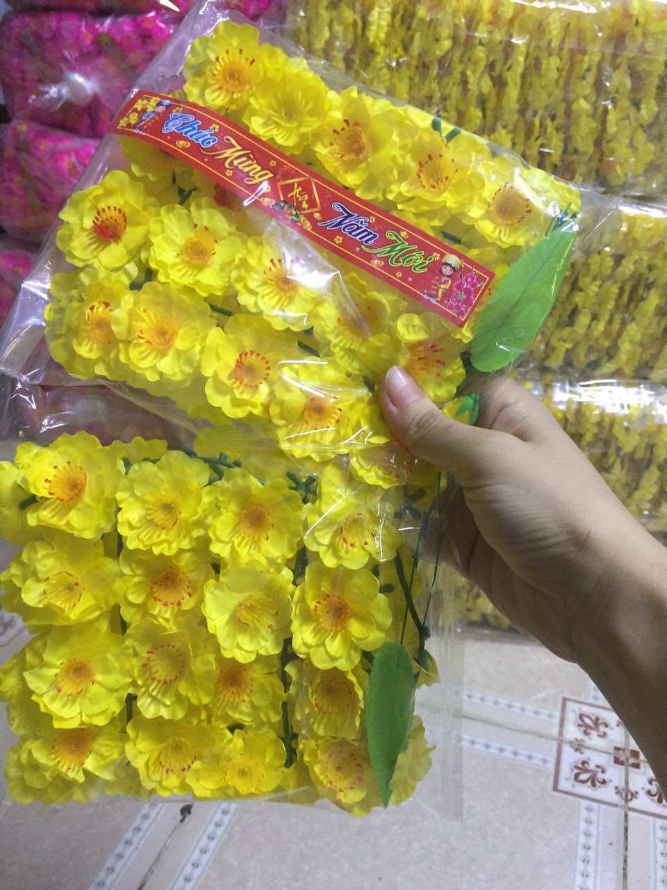 Hoa mai/đào vải (bịch 36 bông)
