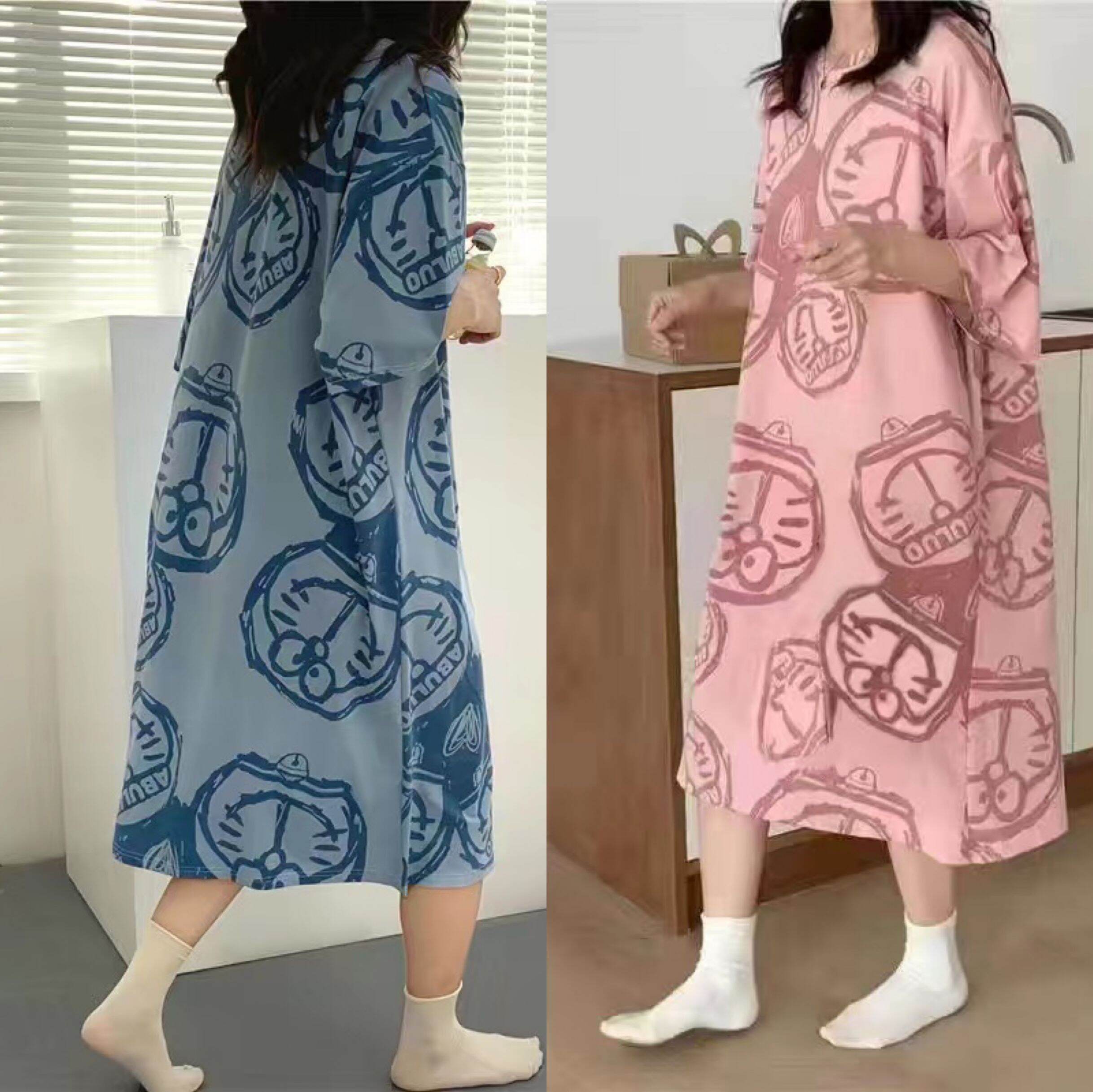 Bộ đồ ngủ cotton mặc nhà tay dài quần dài C045 - Vingo Việt Nam