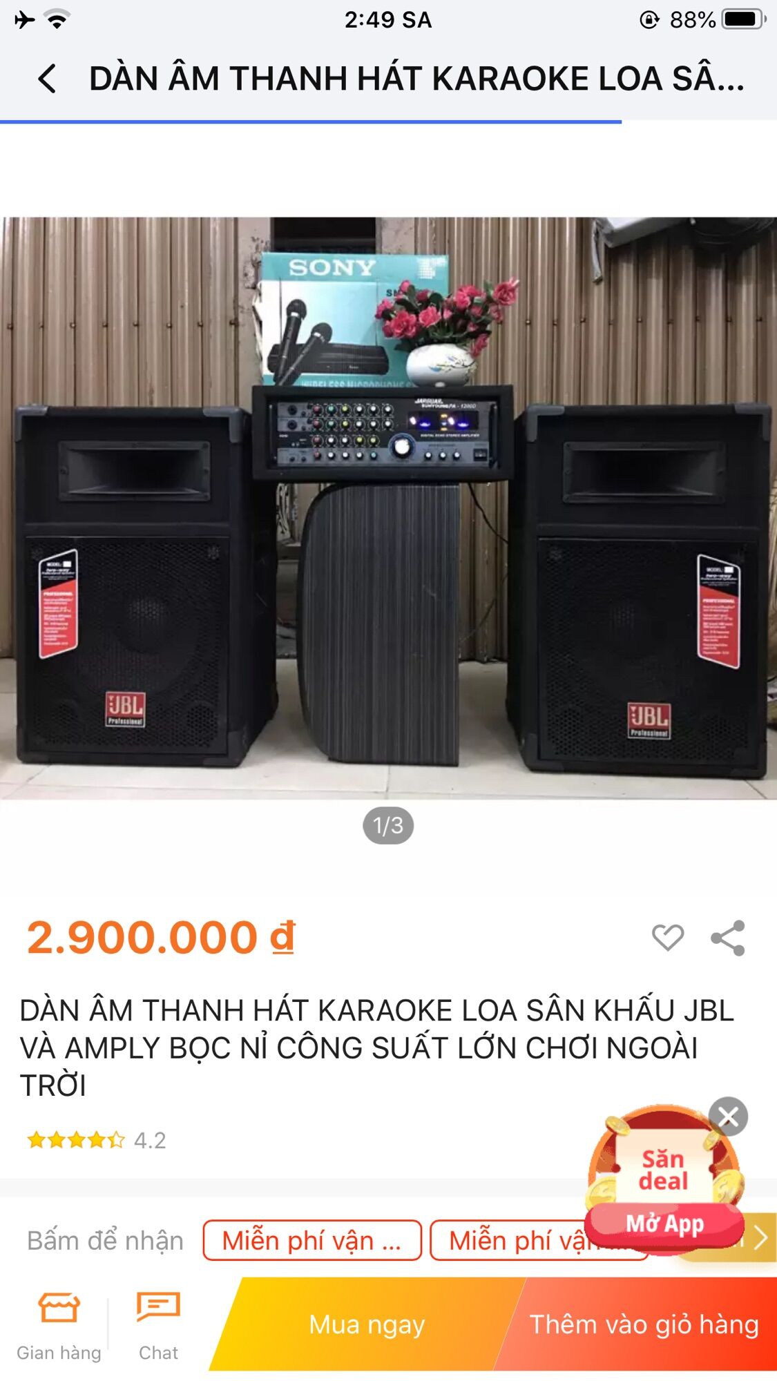 DÀN ÂM THANH HÁT KARAOKE LOA SÂN KHẤU JBELL VÀ AMPLY BỌC NỈ CÔNG SUẤT LỚN CHƠI NGOÀI TRỜI