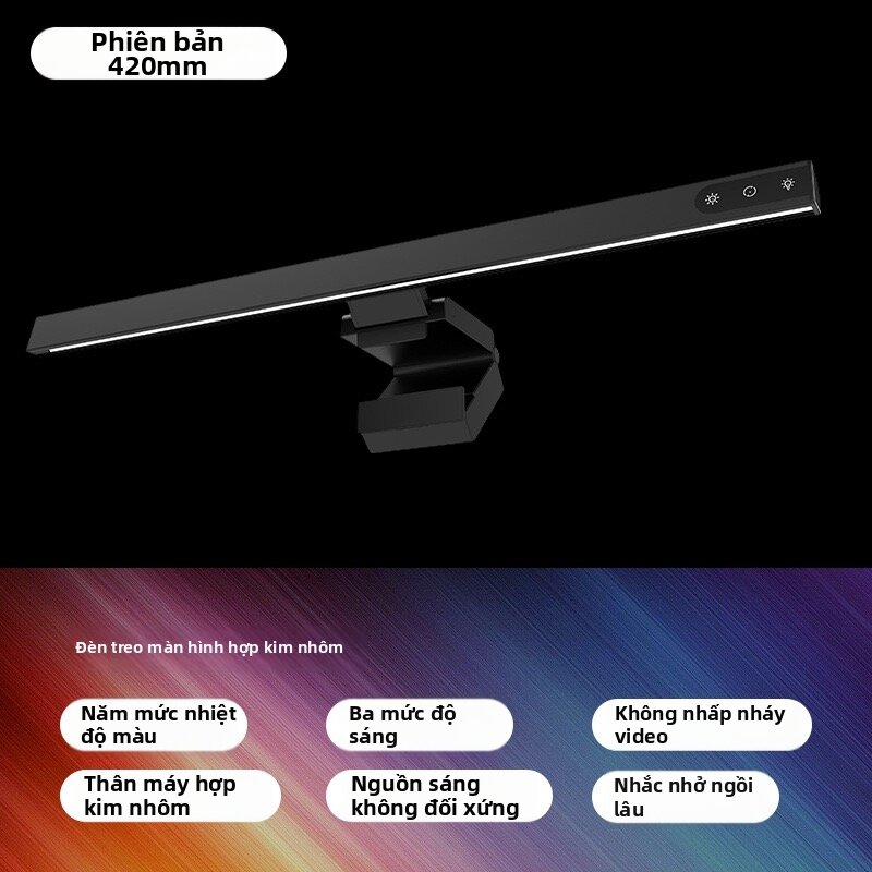 Đèn Màn Hình Không Dây Nhắc Nhở Hợp Thanh Học Ergonomic Asymmetric
