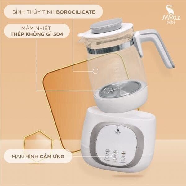 Bình Đun Nước Thông Minh Moaz Bébé MB012 1000ml