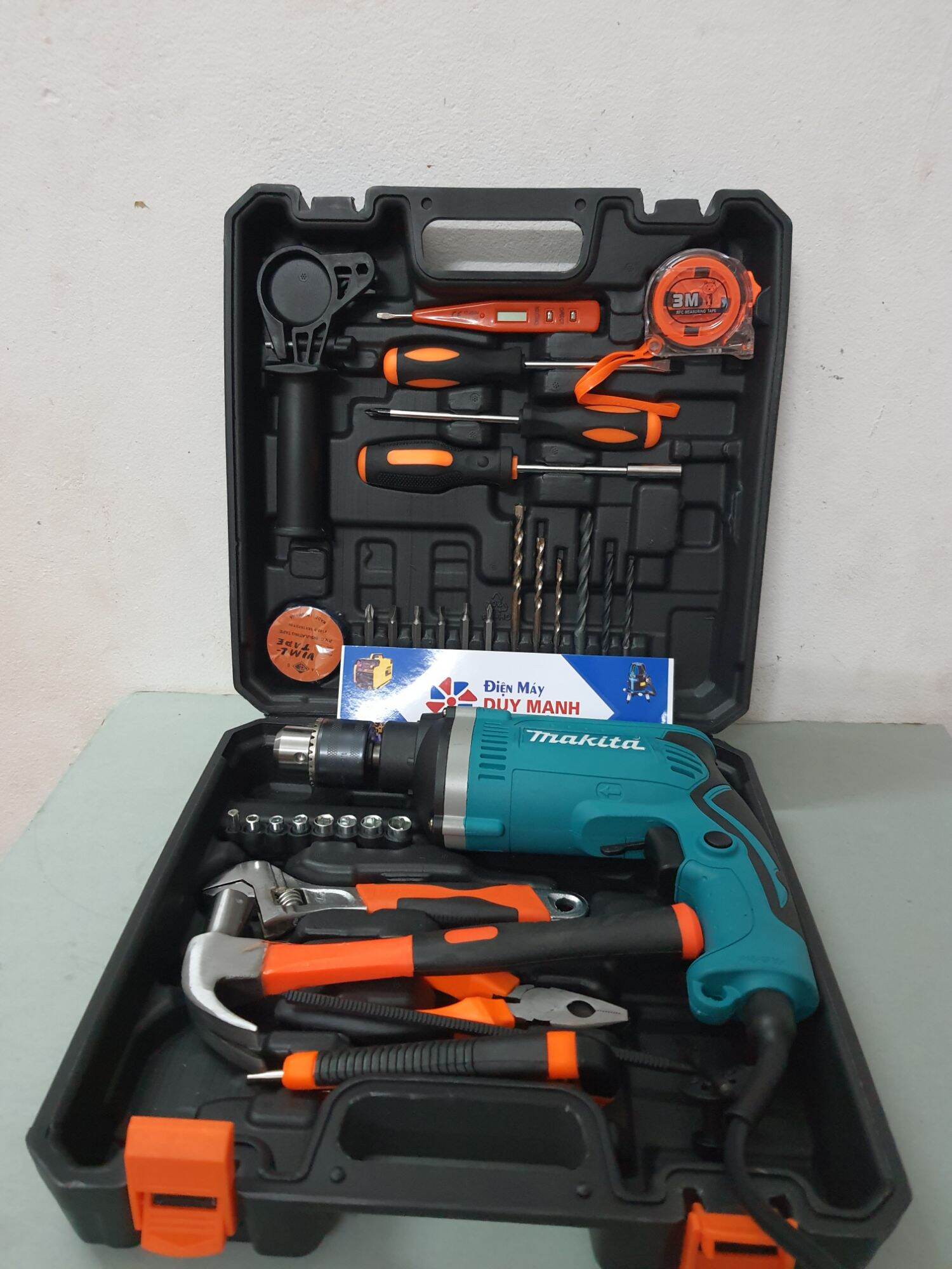 MÁY KHOAN SẮT ,KHOAN TƯỜNG ,ĐỦ PHỤ KIỆN