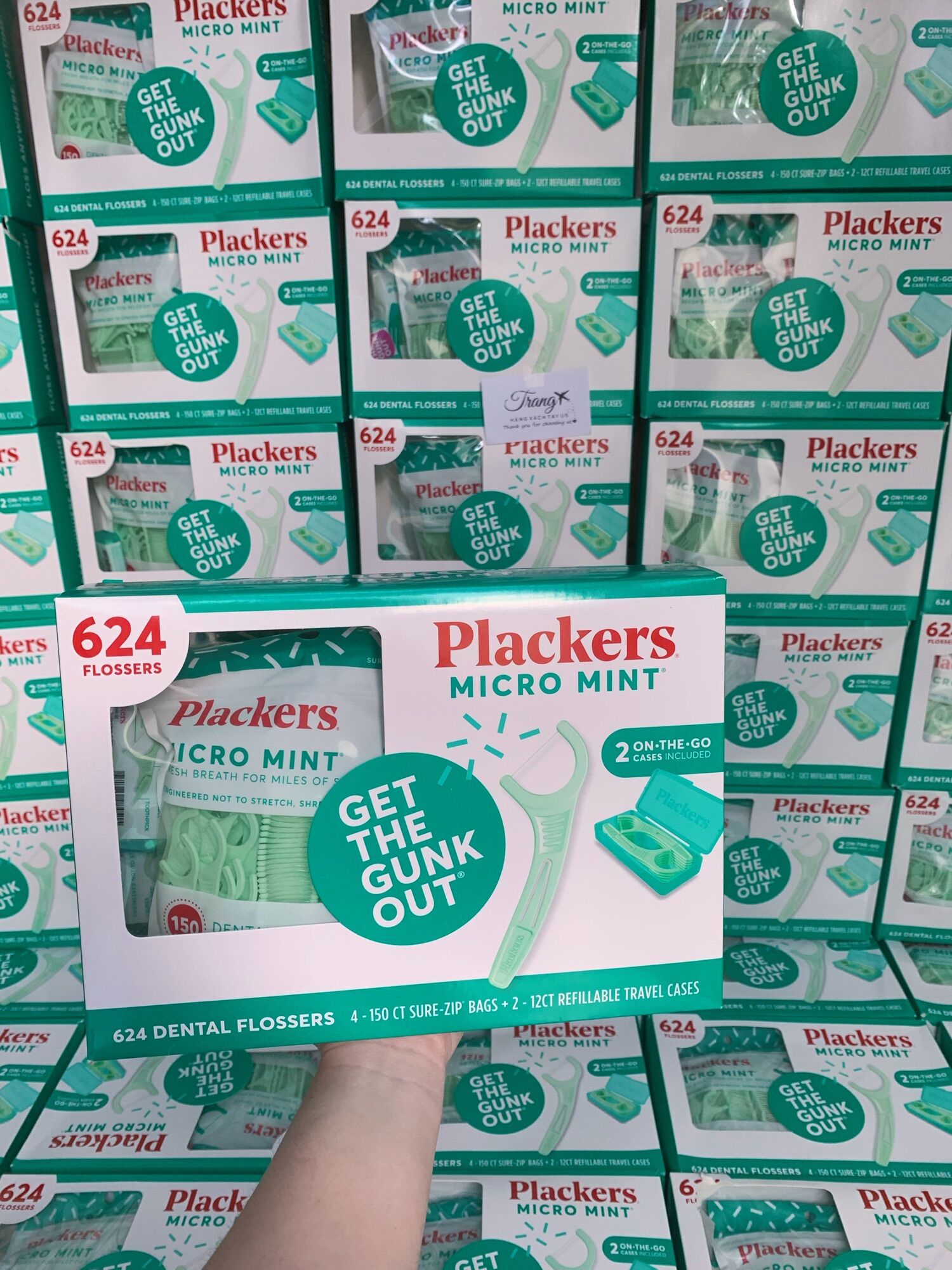 Lẻ 1 hộp tăm chỉ nha khoa Plackers