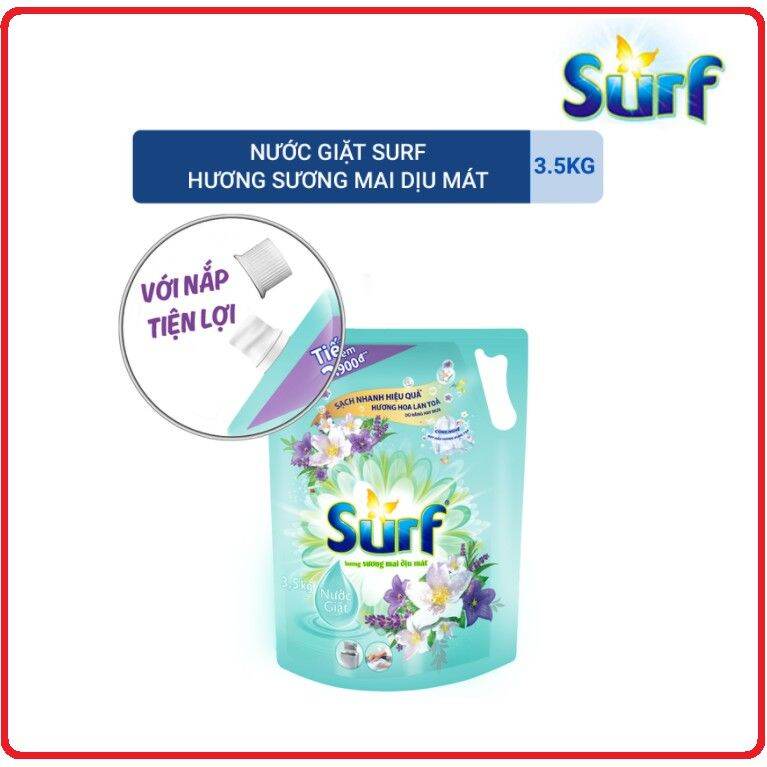 Nước Giặt Surf Túi 3,3 kg.