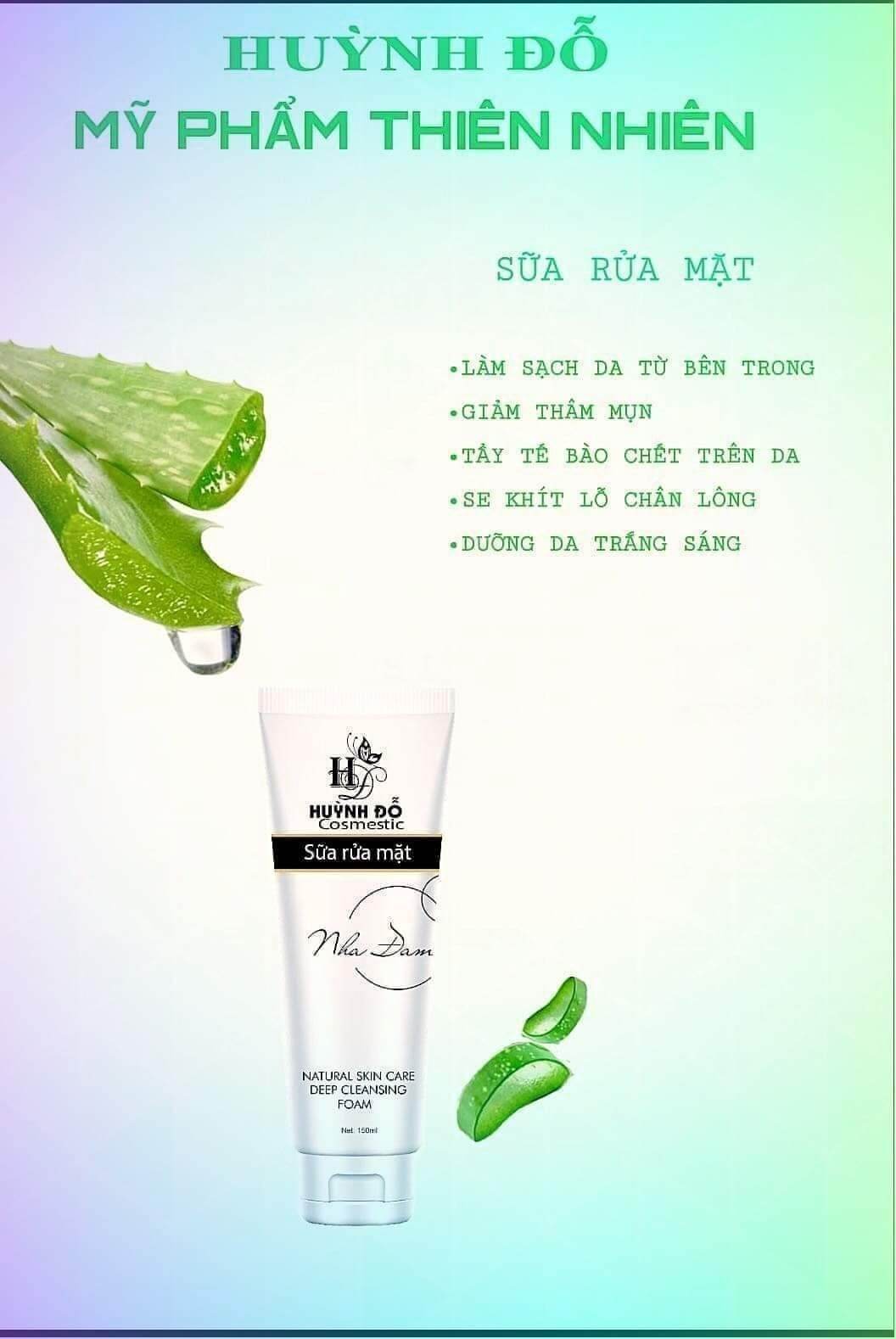 Sữa rửa mặt nha đam Huỳnh Đỗ