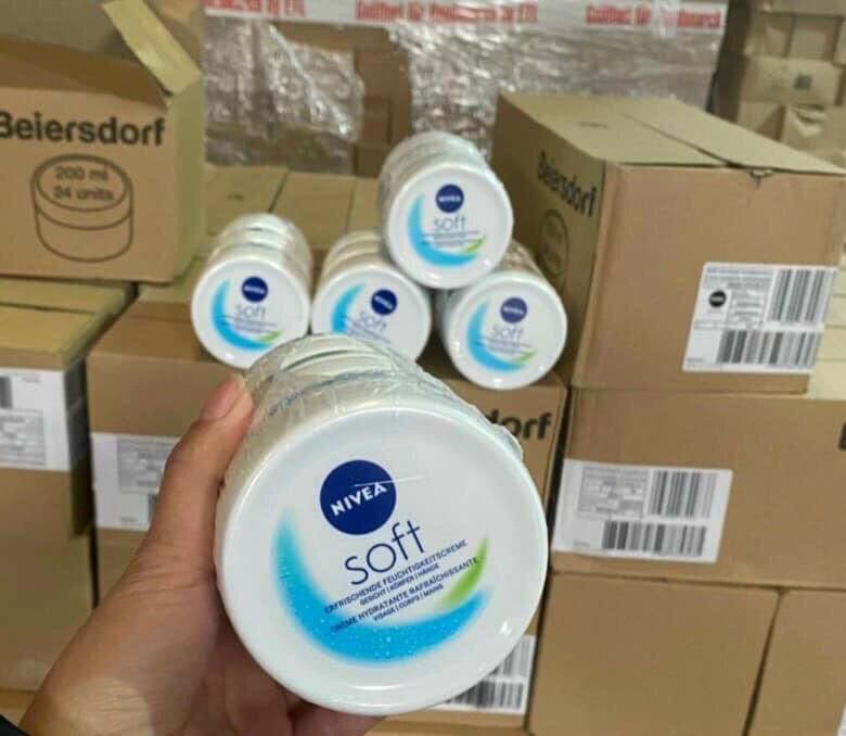 (MẪU MỚI NHẤT)Kem nẻ Nivea Soft nội địa Đức 200ml