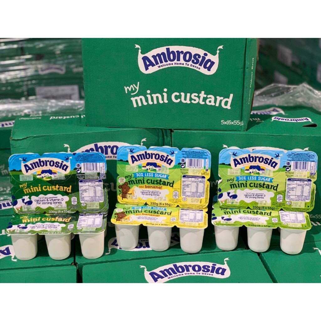 Váng sữa Ambrosia Anh cho bé 6 tháng ăn dặm