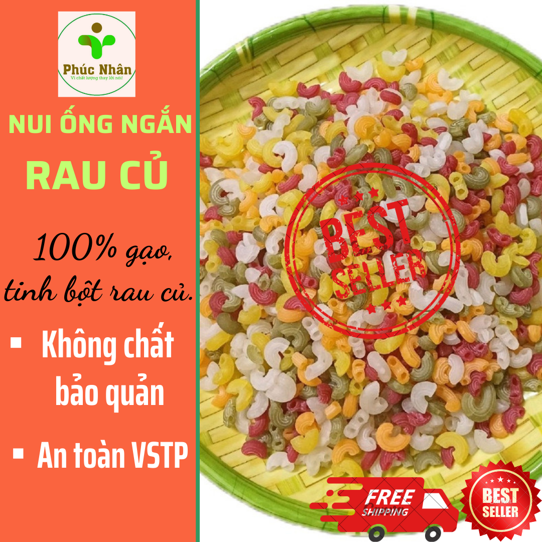 1kg nui óng rau củ, óng ngắn