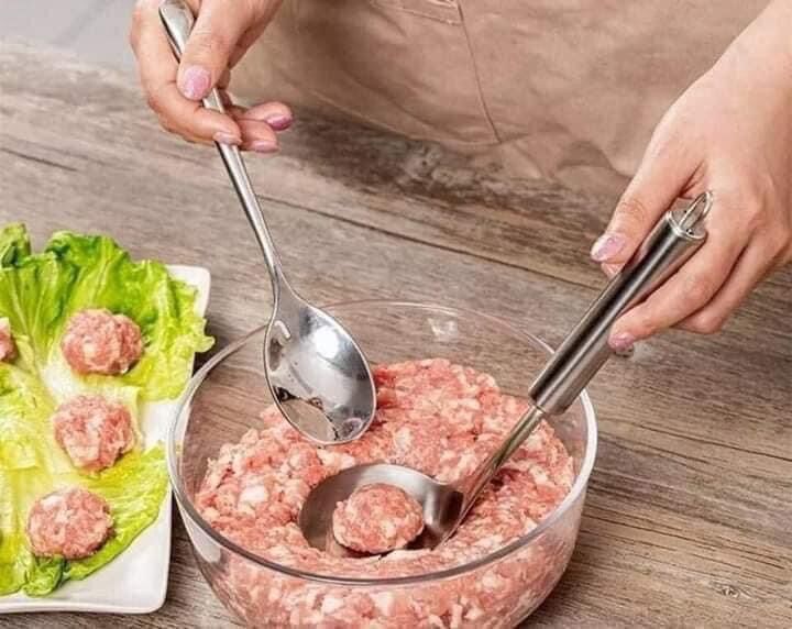 Muỗng làm thịt viên
