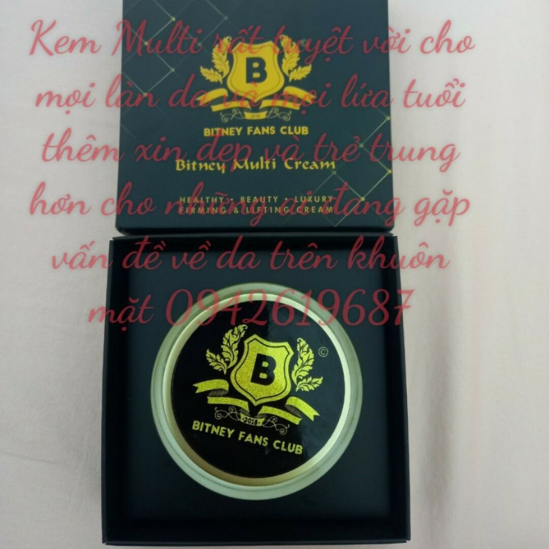 Bitney Multi Cream tuyệt vời chỉ sau vài phút