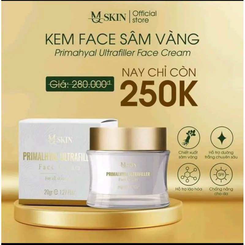 Kem face sâm vàng Mqskin
