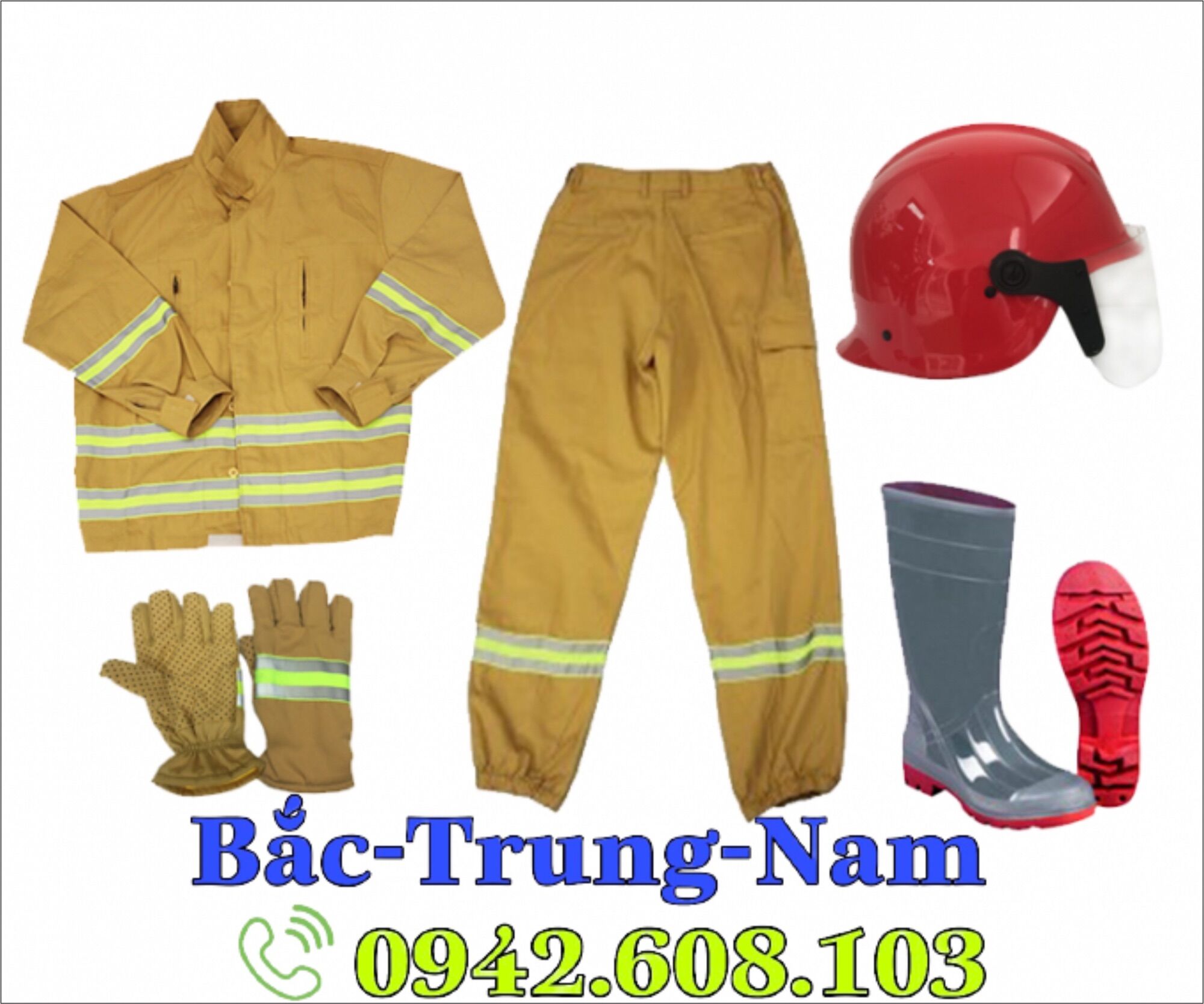 BỘ QUẦN ÁO CHỐNG CHÁY TT48 (5 MÓN)