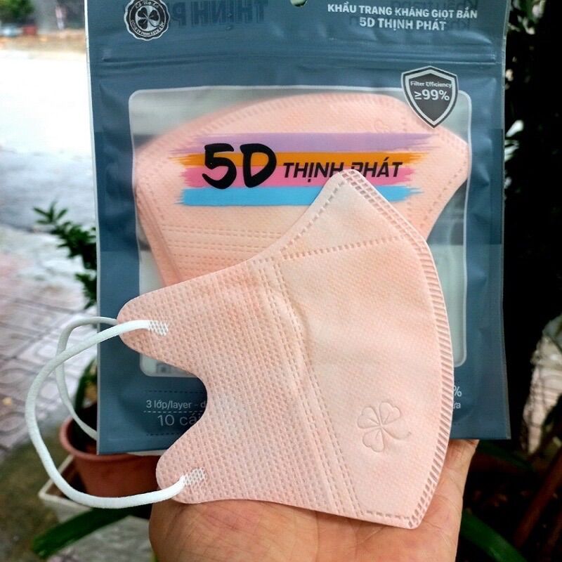 THÙNG 100 CÁI KHẨU TRANG 5D TP