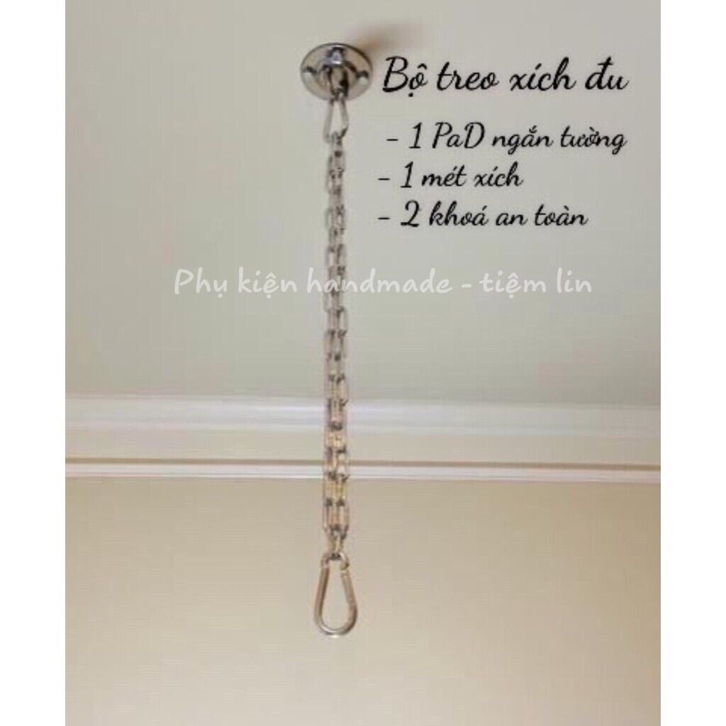 Võng, Xích Đu Treo Trần Decor Phòng Ngủ, Decor Ban Công Macrame