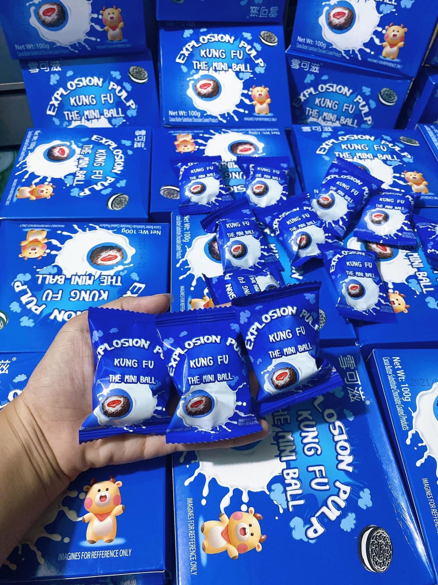 Bánh Oreo Marshmallow Nhân Dâu