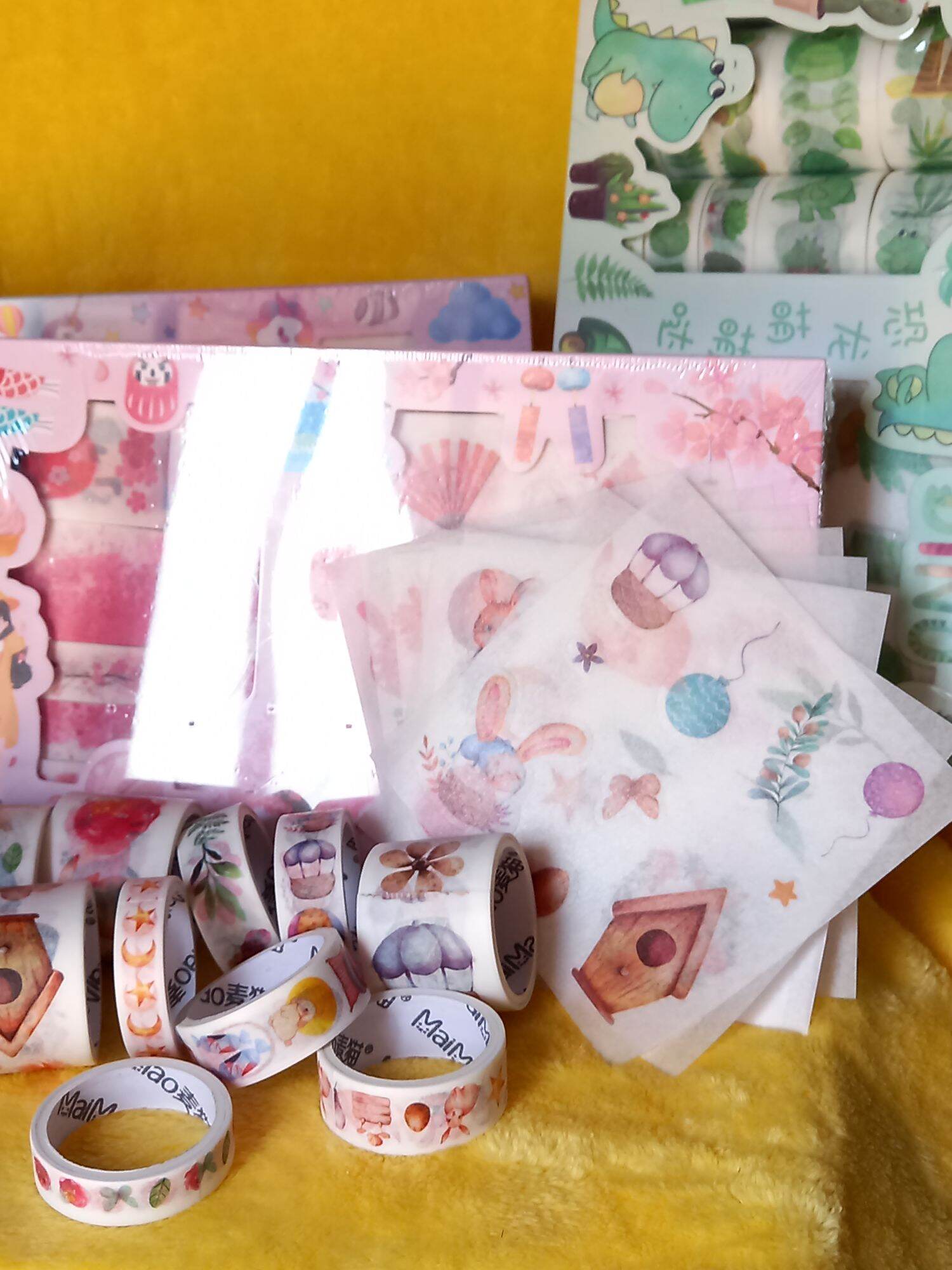 WASHI HỘP LOẠI LỚN KÈM STICKER
