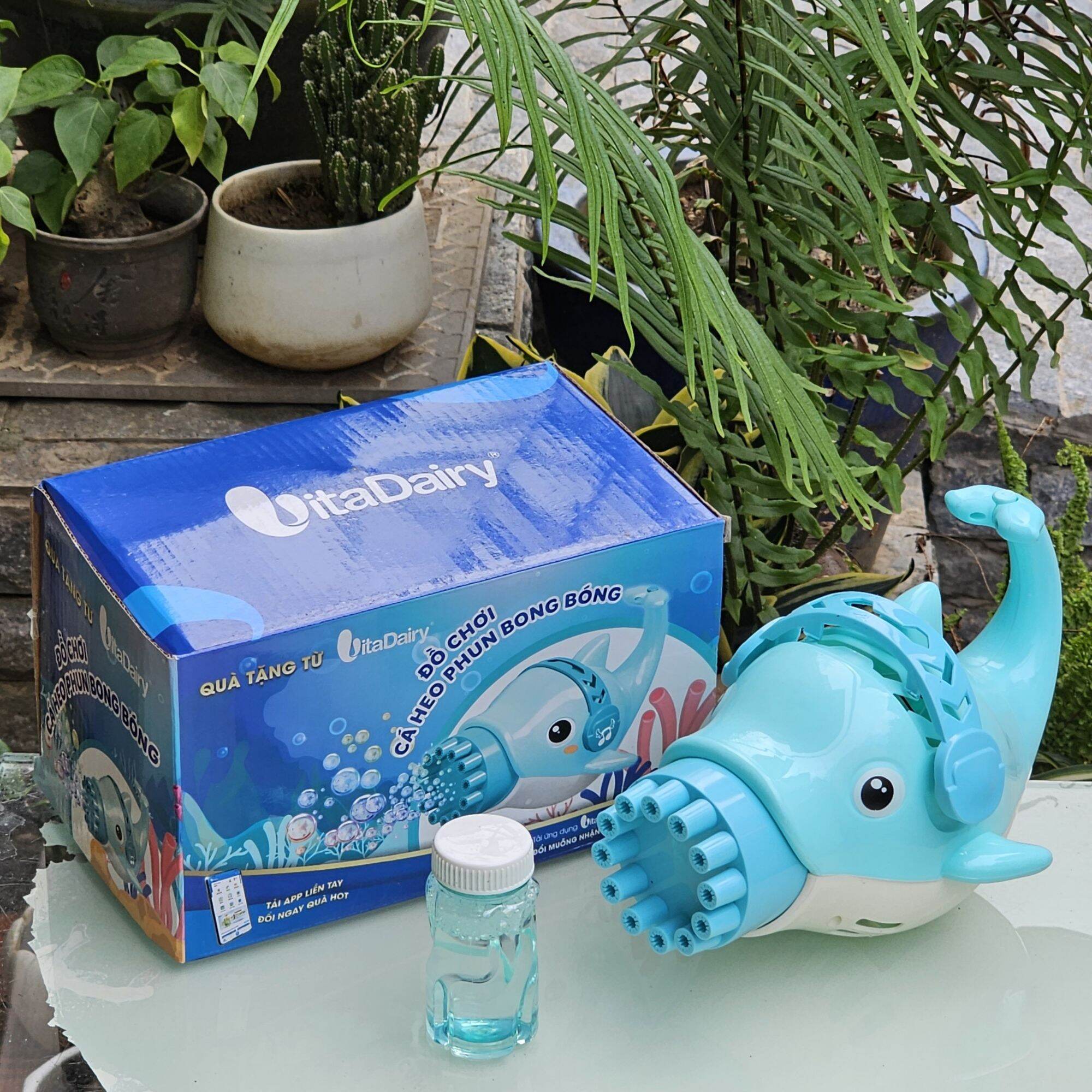 Đồ chơi bong bóng xà phòng cá heo