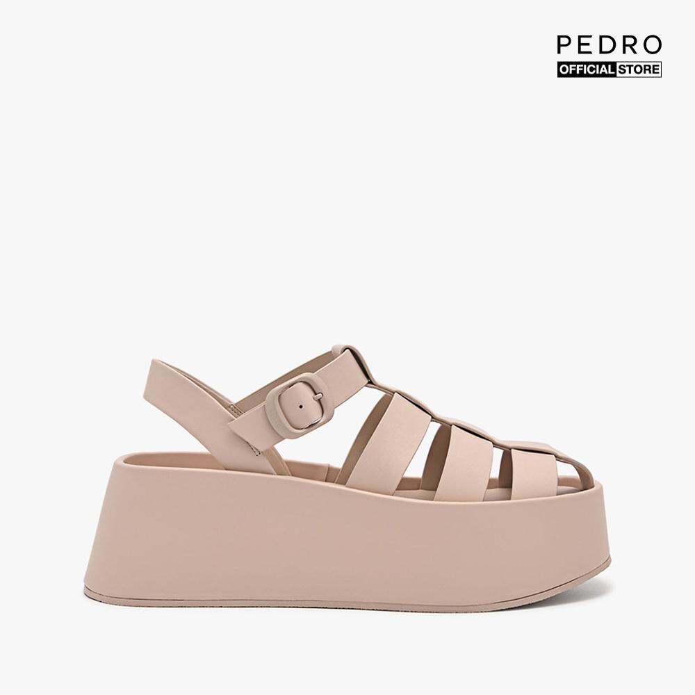 PEDRO - Giày sandals đế xuồng nữ quai ngang thời trang PW1-46680006-35