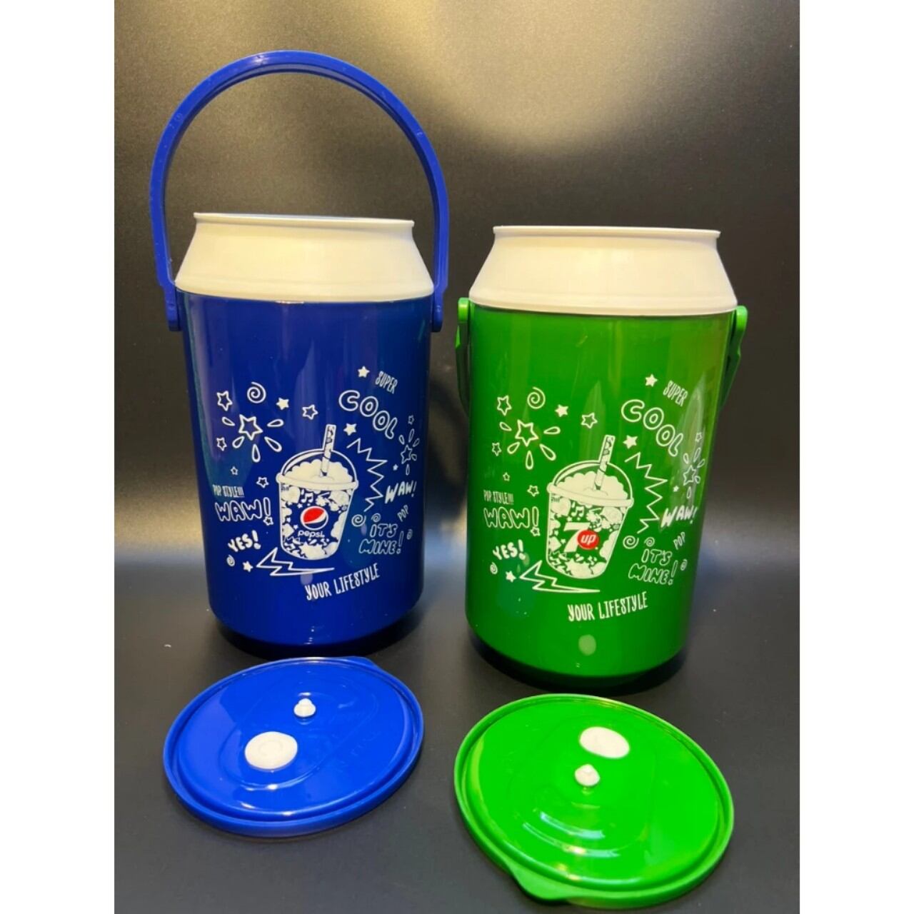 Bình đá hình lon 1,5L - hàng tặng