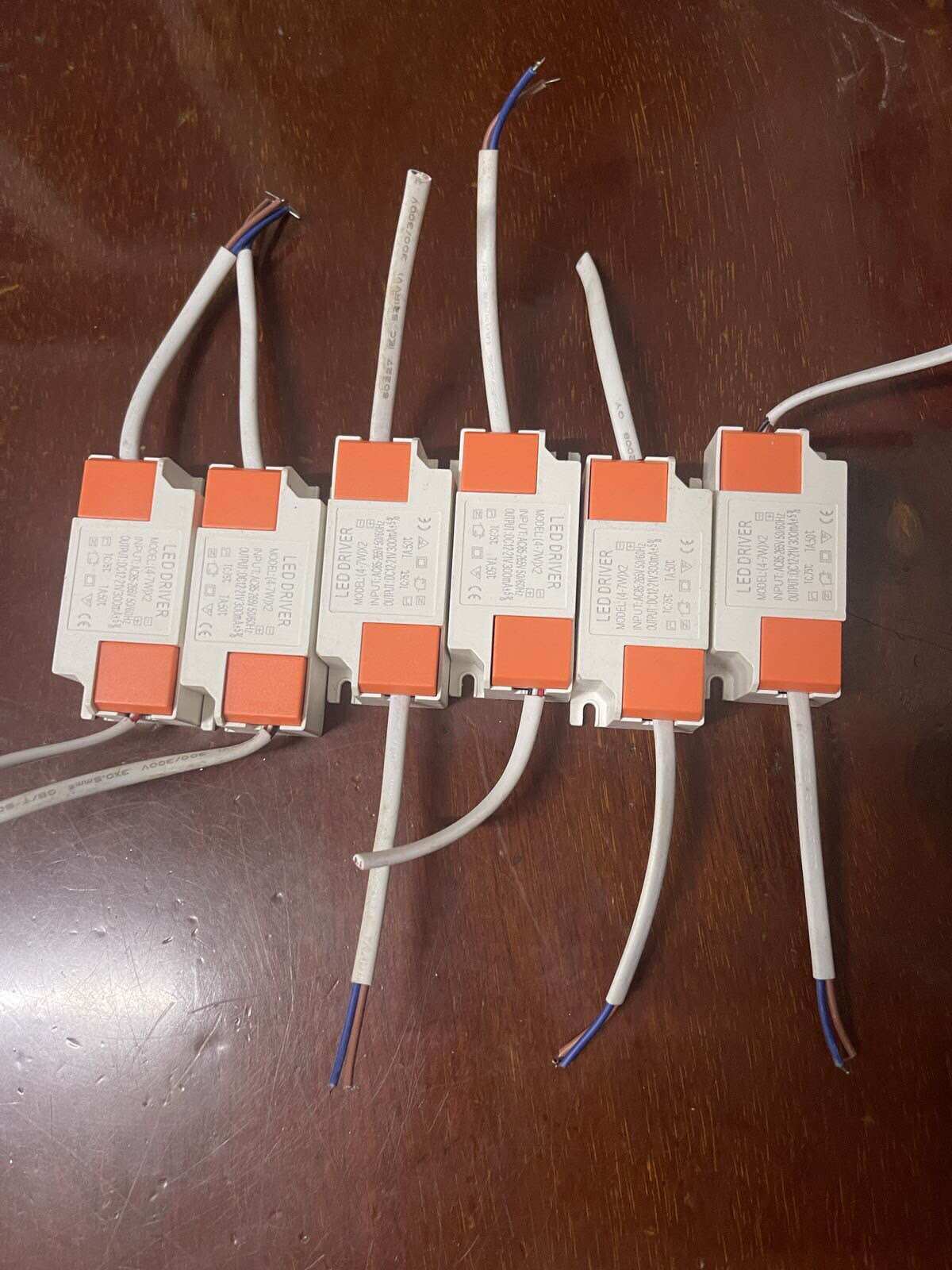 Combo 10 bộ nguồn đèn led âm trần 7w đổi màu . new 95% led driver x2