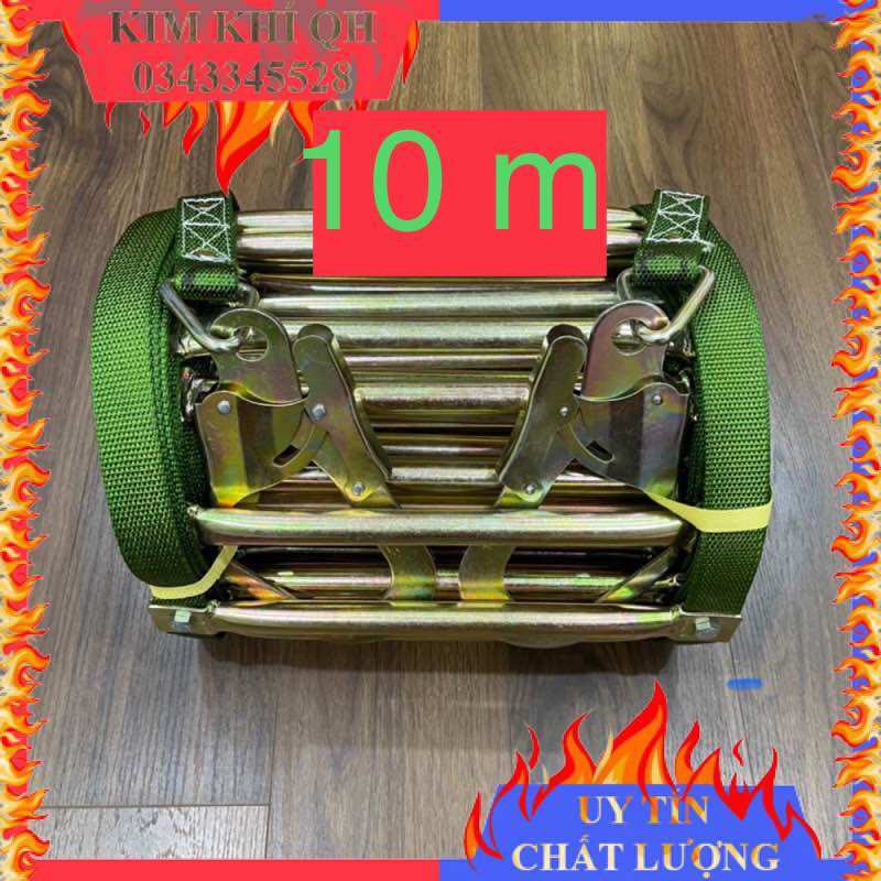 Thang 10 m pcc , thang cứu hỏa