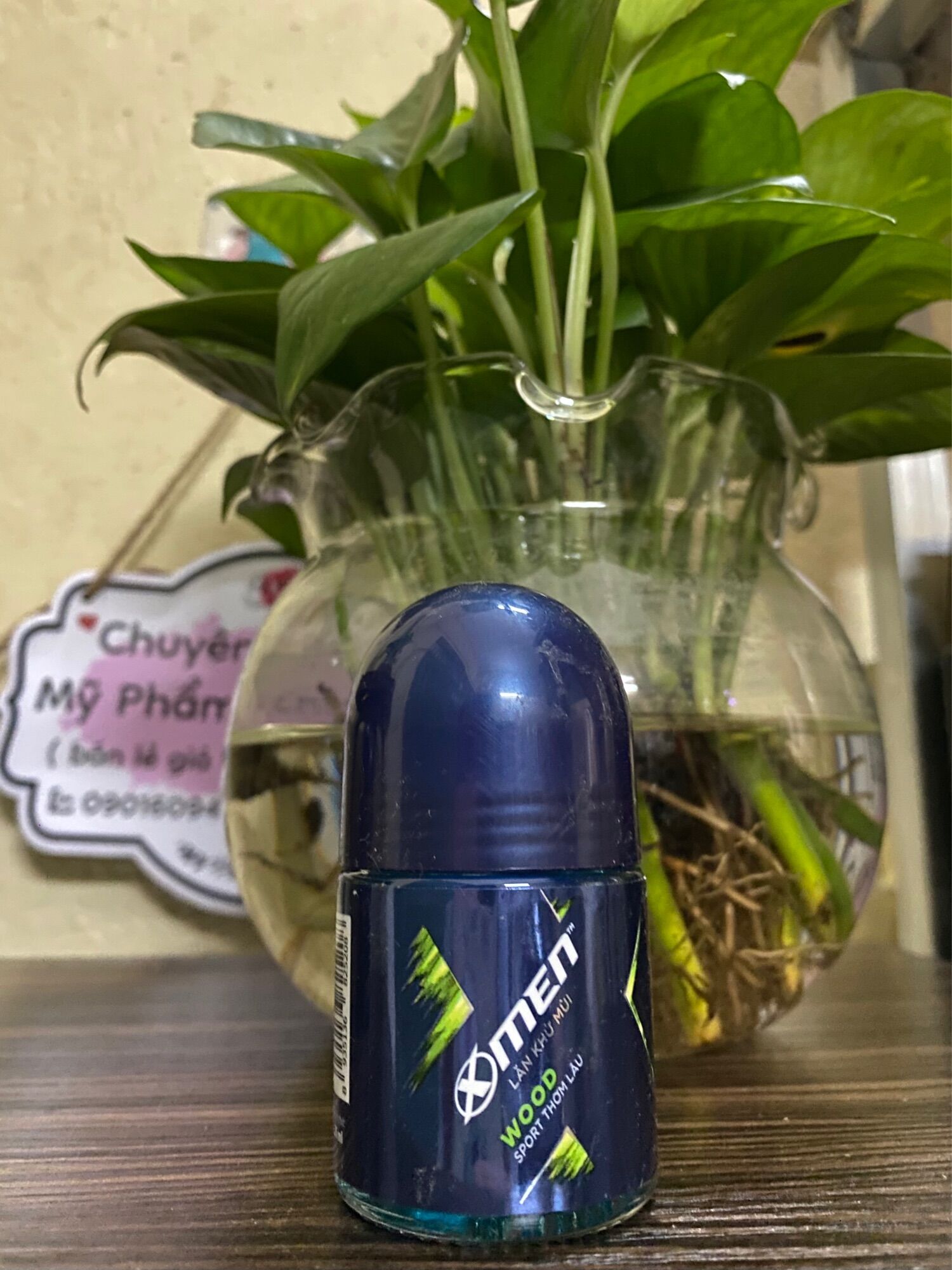 Lăn khử mùi xmen hương nứơc hoa 50ml - 25ml wood/ fire