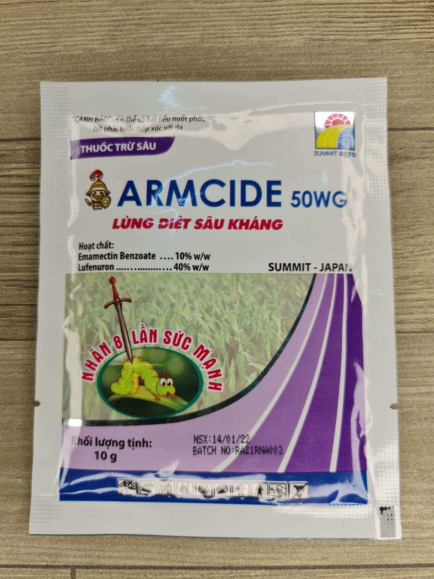 Thuốc trừ Sâu Đậu phộng, chuyên trừ sâu đã kháng thuốc, Sâu hành, Sâu miệng nhai, Sâu đục thân Armcide 50WG, sâu xanh, sâu tơ, sâu vẽ bùa, sâu cuốn lá, sâu đất, sâu dòi, sâu xanh da láng, sâu ăn tạp