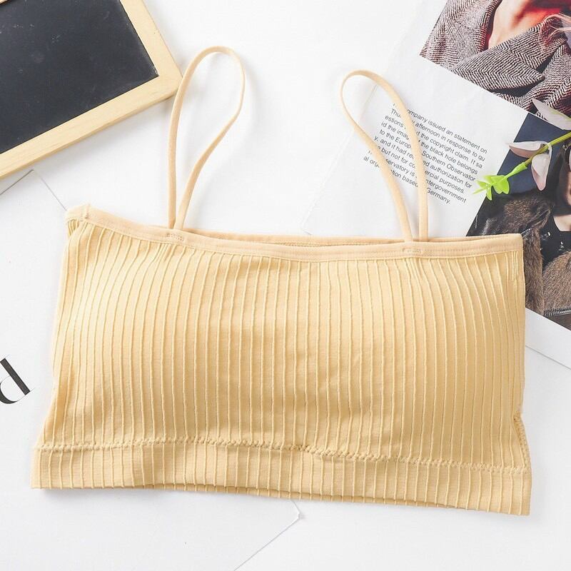 Áo Bra 2 Dây Gân Tăm có đệm ngực