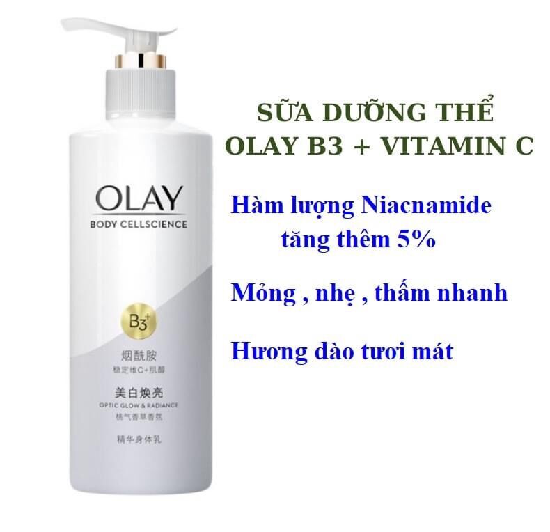 Sữa dưỡng thể olay b3 250ml