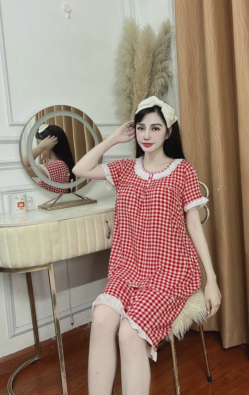 [60-100KG] ĐỒ BỘ LỬNG BẦU SIZE TO VM MOM, VẢI MỀM MÁT MẶC THOẢI MÁI CHO MÙA HÈ, CÓ LƯNG THUN ĐIỀU CHỈNH, ĐÙI VÀ MÔNG RỘNG, VÒNG NGỰC 120cm vẫn vừa