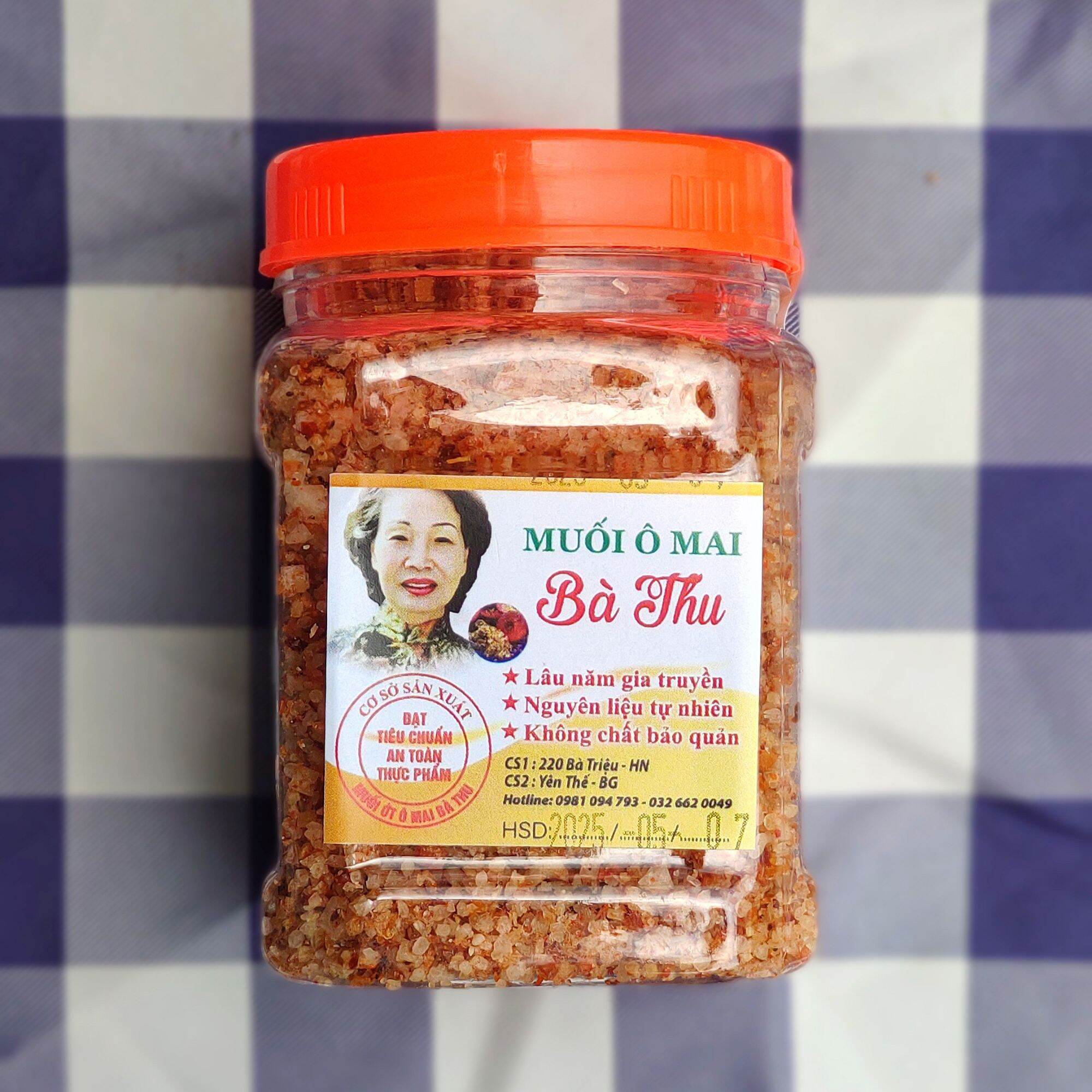 Muối Ô Mai Bà Thu Lọ 120g